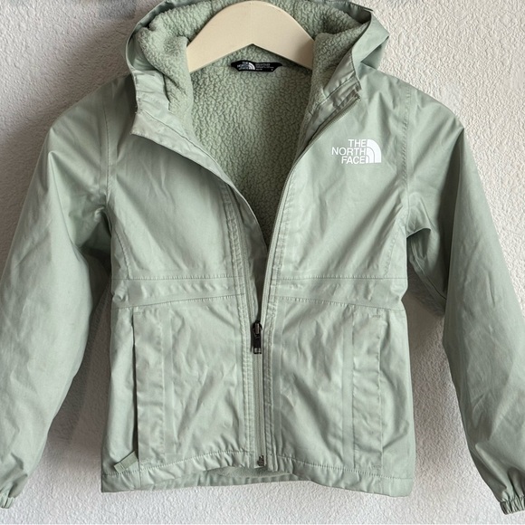 The North Face Mint Green Fleece-Lined Jacket